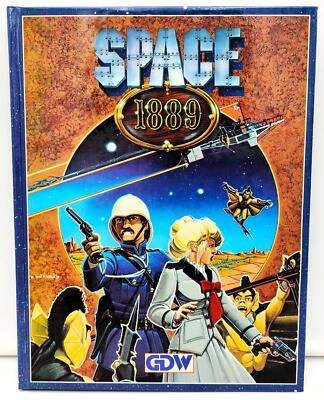 Space 1889 Core Rule Book Original 1988 Hardback RPG Rare - Free
