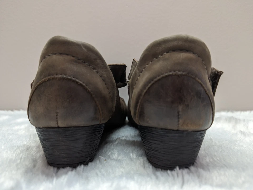 Rockport Cobb Hill Mujer Janet Wedge Bomba, Cuero Marrón Talla 9 Foto 3 de 4