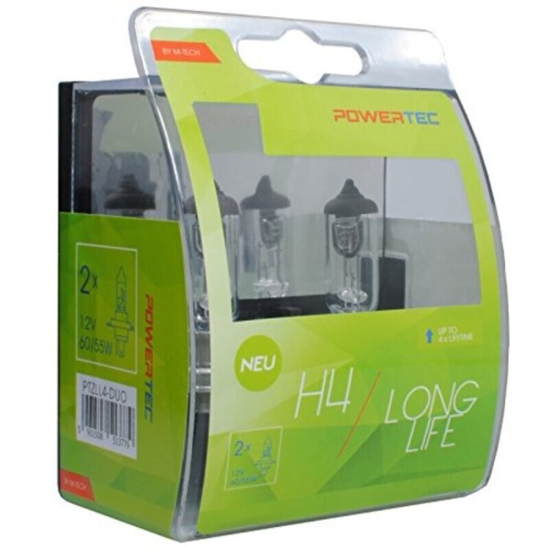 Lampadina per Auto M-Tech PTZLL4-DUO H4 12V 50/55W Hal�gena