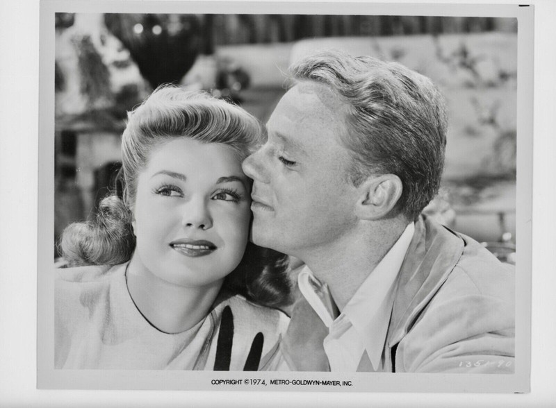 12  Movie Still Blk Wht ,"Van Johnston Ester Williams appeared in n5 Movies toge