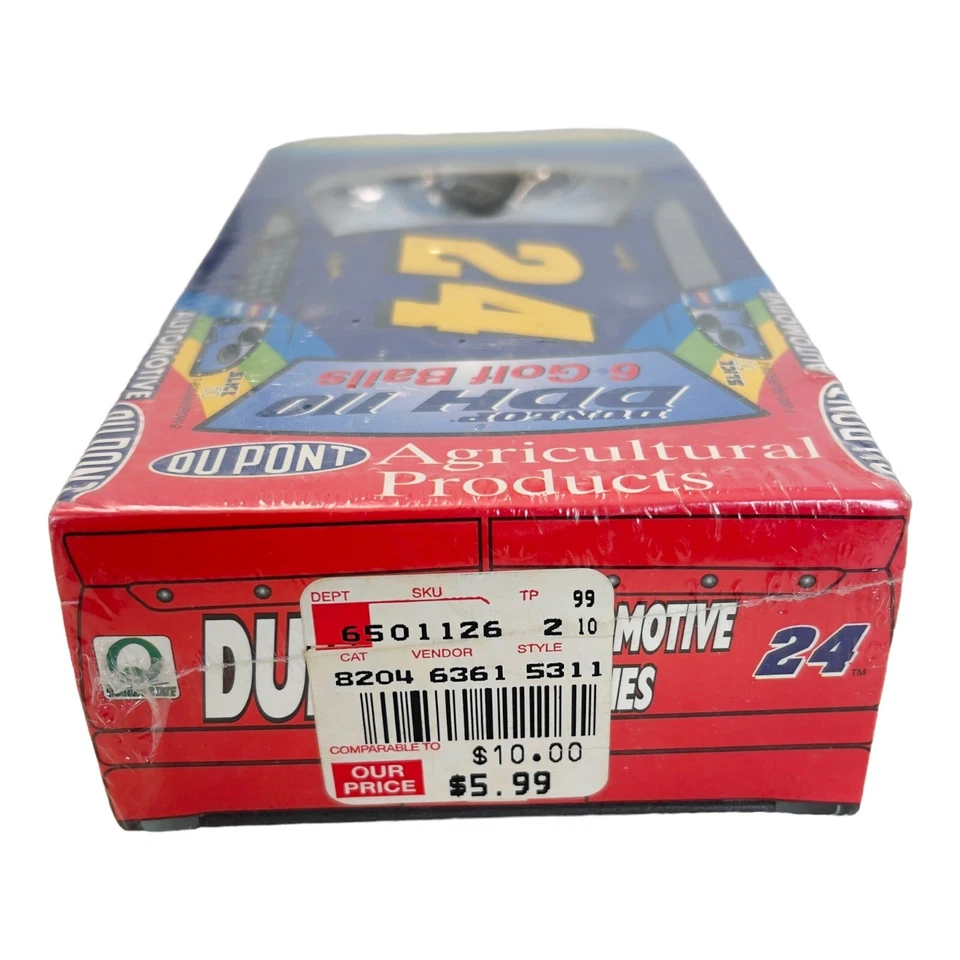 Paquete de 6 pelotas de golf Dunlop DDH 110 Jeff Gordon NASCAR #24 NUEVAS selladas en caja 1997 Foto 3 de 4