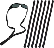 Black Glasses Strap, Sports Sunglasses & Eyeglasses Holder Straps for Men Women,