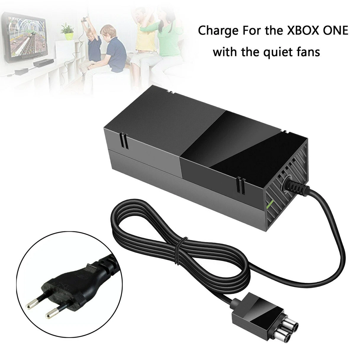 Trasformatore Automatico 100-240V 12V 10A Alimentatore 24V Kit di Ricambio Cavo Adattatore AC per Xbox One Xbox1