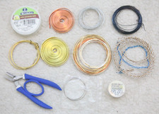 Thin Nose Nylon Jaw Wire Straightening Jewelry Making Pliers 10 Rolls Wires VV34