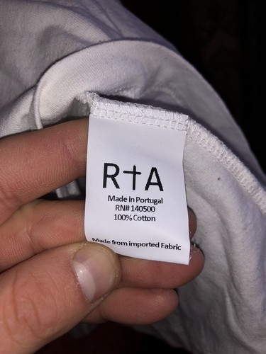Rare RTA Long Sleeve Jersey Mens Size L American Dream White - Picture 6 of 12