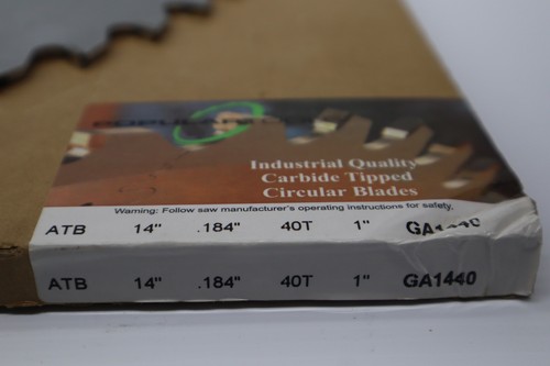 Popular Tools GA1440 40T 14"x0.184" Sawblade High Definition Tooling 5076300 NEW - Picture 4 of 14