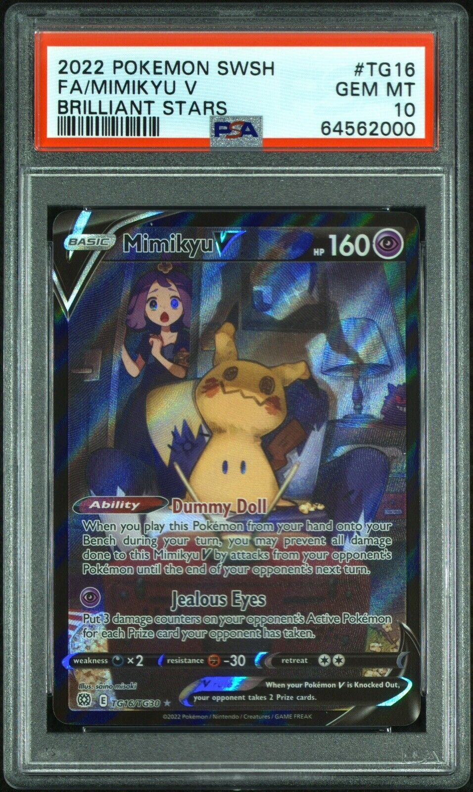 Custom Full Art Mimikyu V -  Sweden