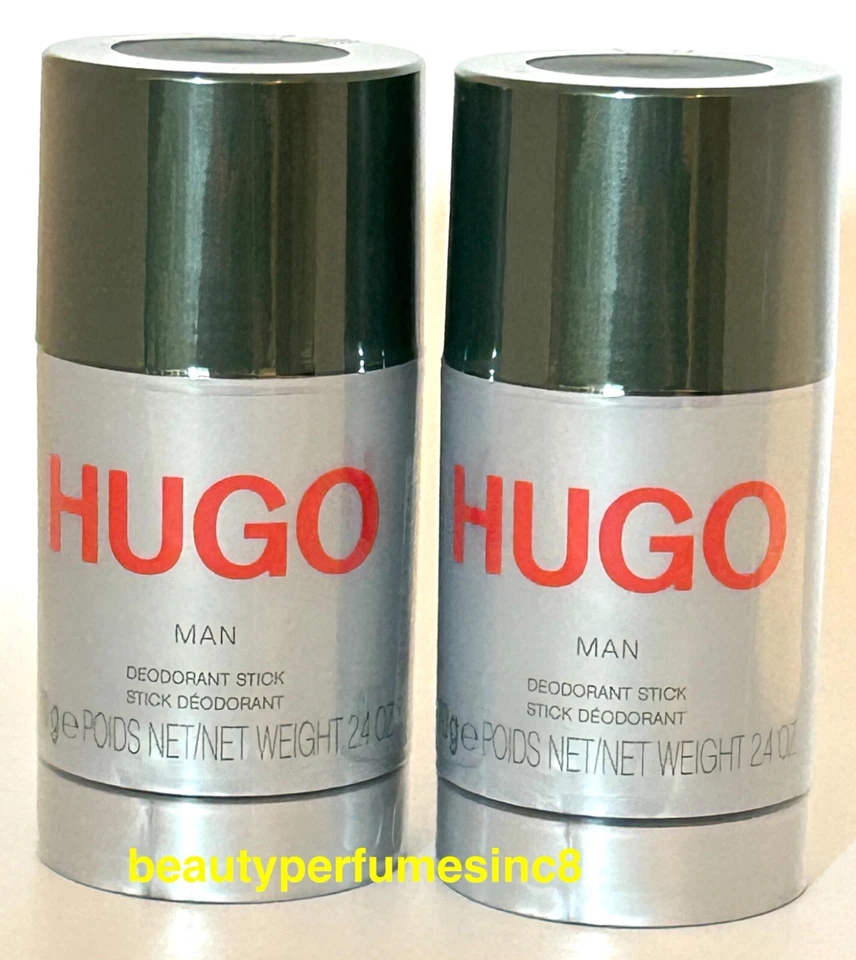 Lote de 2 piezas Hugo Man por Hugo Boss desodorante en barra para hombre 2,4 oz nuevo Foto 3 de 3