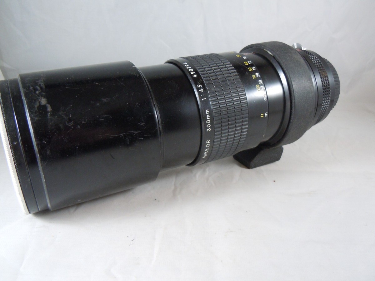 NIKON Ai NIKKKOR 300mm F4.5 光学清掃済み#368 Nikon Ai Nikkkor 300Mm F4.5 Optically Cleaned 368 | eBay