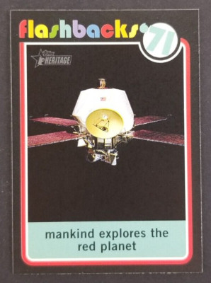 Mankind Explores the Red Planet 2020 Flashback Topps Heritage Card #10 (NM)