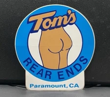 VRHTF "NHRA SUPER COOL "TOM'S REAR ENDS PARAMOUNT CA" 4.5" X 4" STICKER