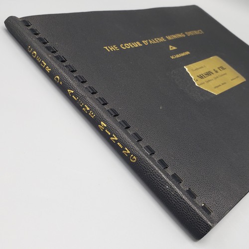 The Coeur d'Alene Mining District Idaho Scamahorn Aerial Camera Photos 1948 Comb - Imagen 13 de 16