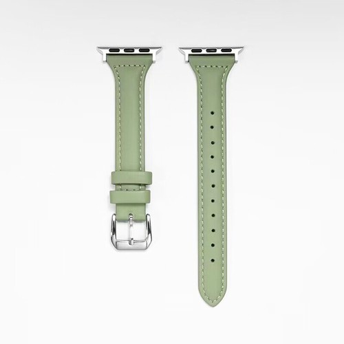 Women Slim Leather Band Strap for Apple Watch 10 9 8 7 6 5 4 SE 41/42/45/46/49mm - Picture 16 of 27