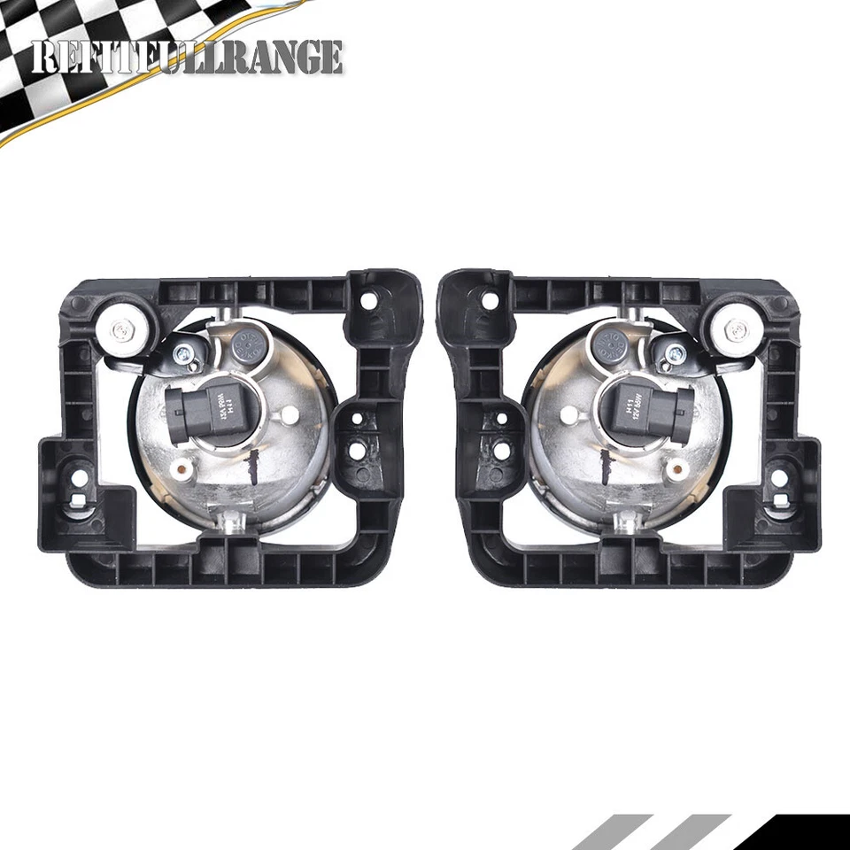 Par de luces antiniebla transparentes con bombillas y kits de cubierta para Acura TSX 2009-2010 Foto 3 de 4