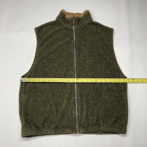 Field and Stream Sherpa Weste Herren XL grün ärmellos Vlieskragen Made in USA - Bild 14 von 15
