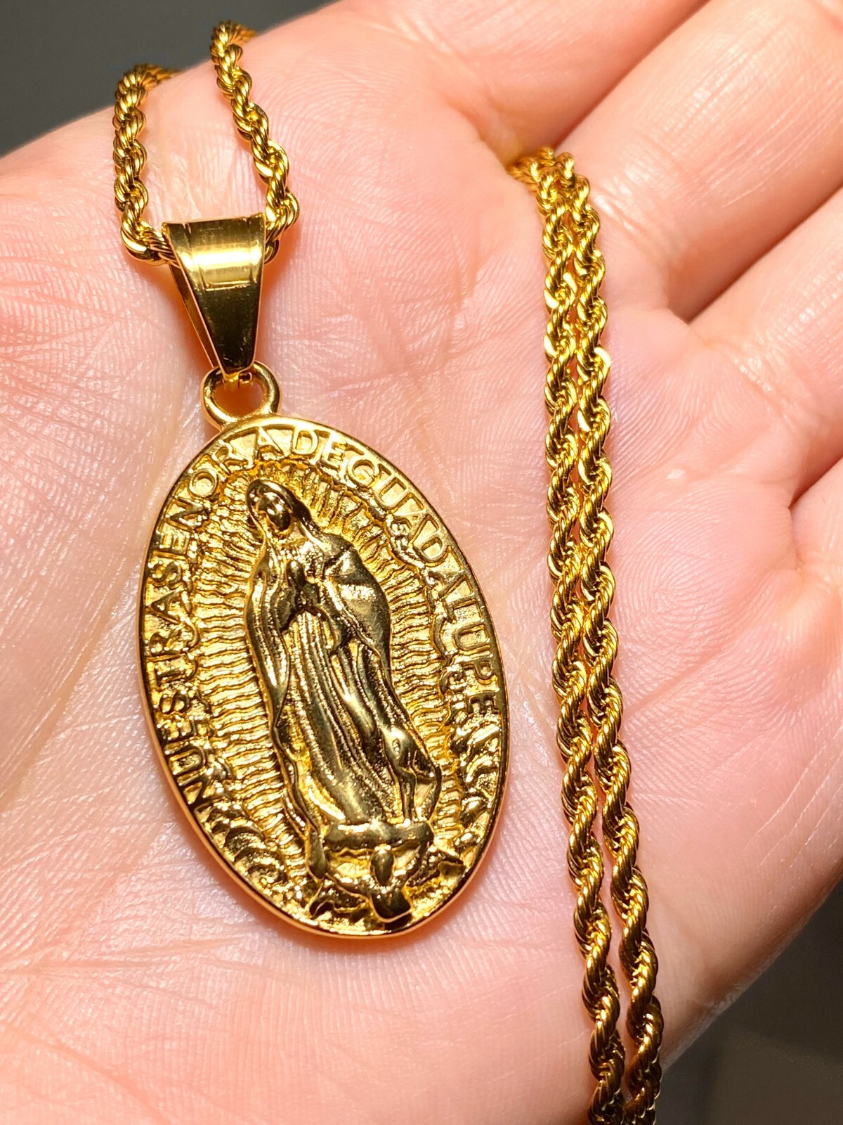 Real Men 14k Gold Filled Our lady Of 