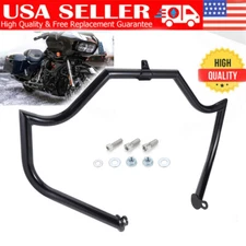 Engine Guard Crash Bar For Harley Touring Street Electra Glide Road King 09-23