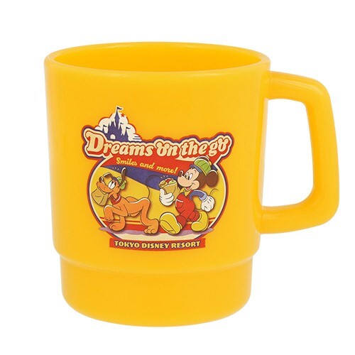 Pre-Order Tokyo Disney Resort 2024 Retro Dreams On The Go Mug Cup Yellow - Picture 1 of 3