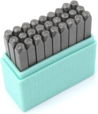 - Basic Bridgette Uppercase 3Mm Letter Set for Hand Stamping Projects and Jewelr
