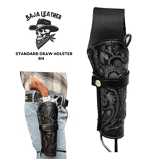 Western Holster for Revolver | Hip Draw | Leather Cowboy Holster 22 38 357 44 45