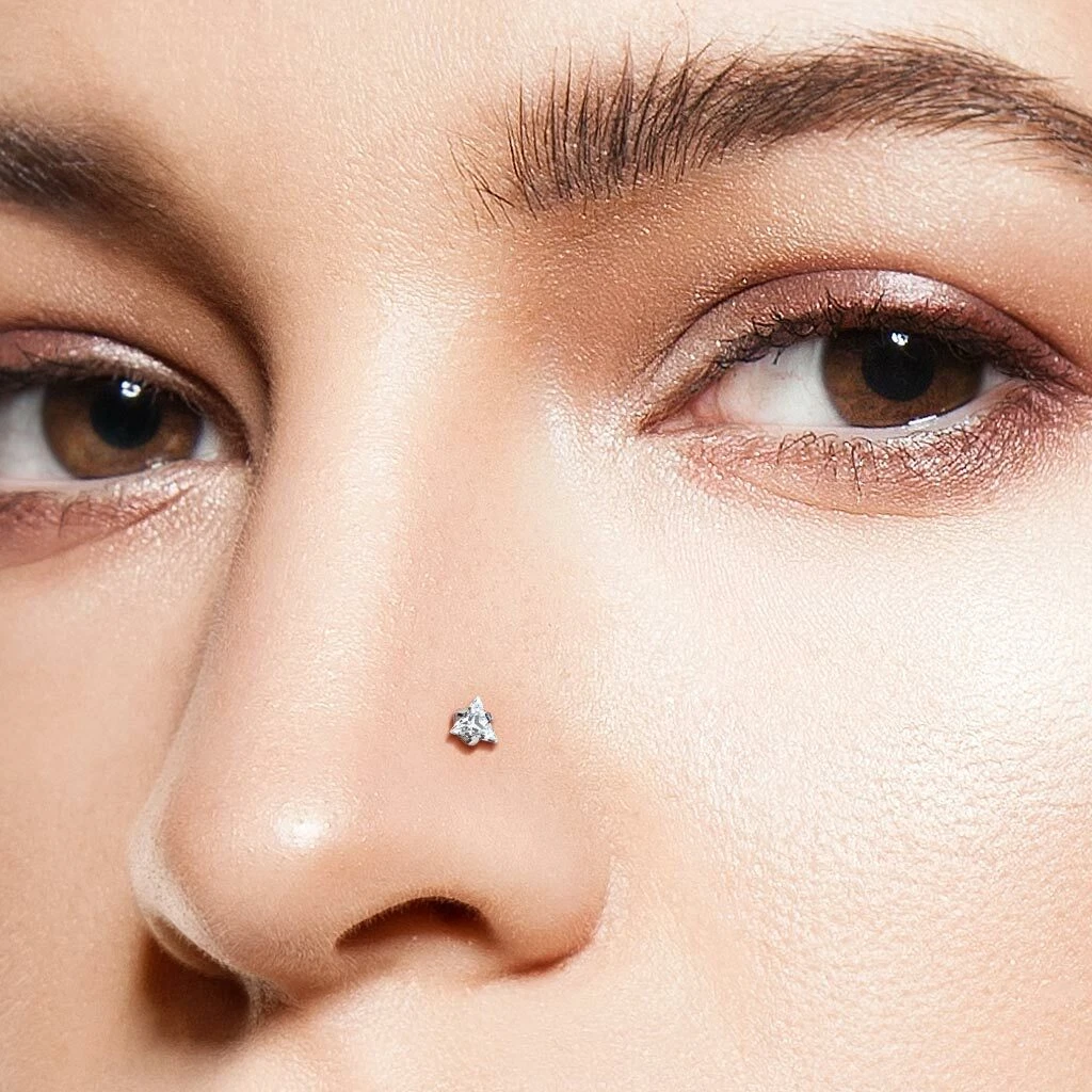 chanel nose ring stud l