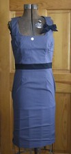 Lucky Thirteen Pencil Wiggle dress  Pinup Rockabilly  Size Large