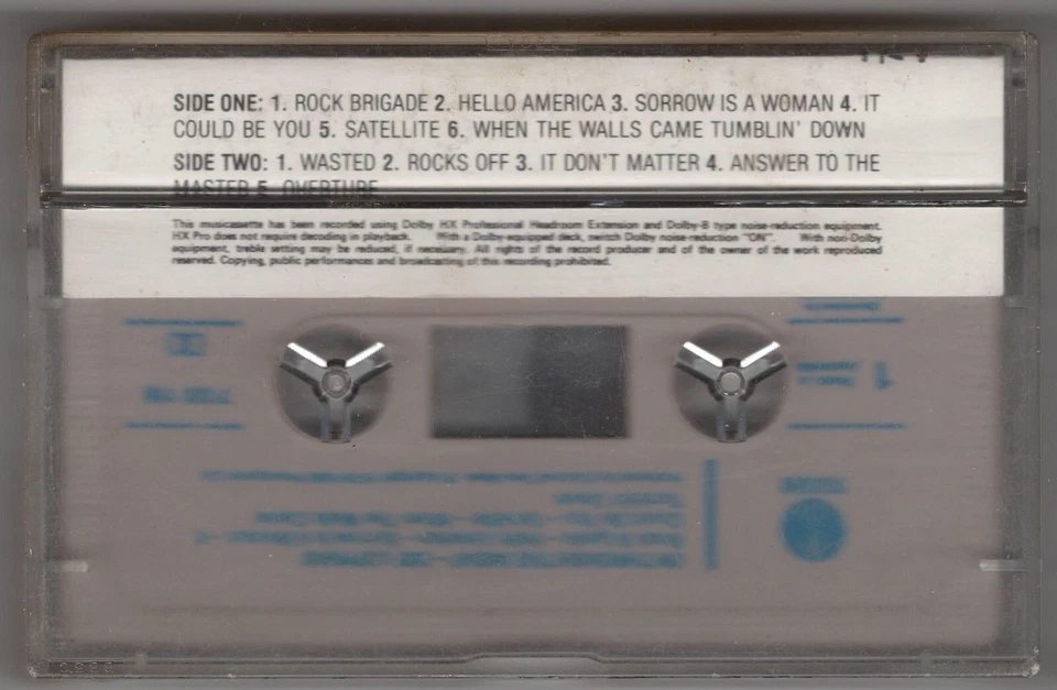 1988 MUSIC AUDIO CASSETTE TAPE [ALBUM: ON THROUGH THE NIGHT] GROUP: DEF LEPPARD - Image 3 of 4