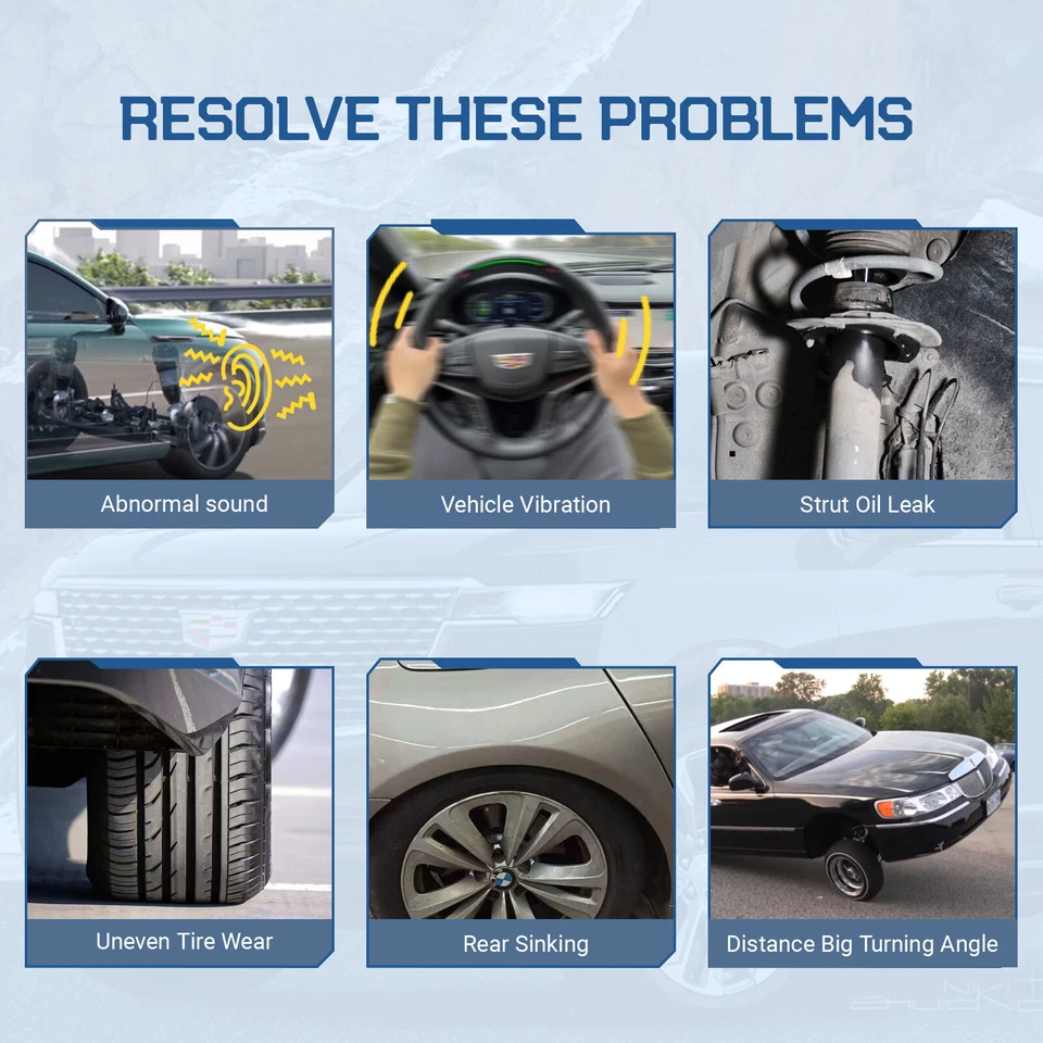 2X Front Shock Absorbers Magnetic Fit Cadillac Escalade GMC Yukon Tahoe 21-24 US - Image 4 of 4