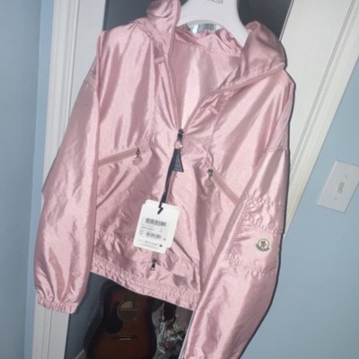 Moncler Hemar Giubbotto Girls Pastel Pink Windbreaker Jacket Size 0