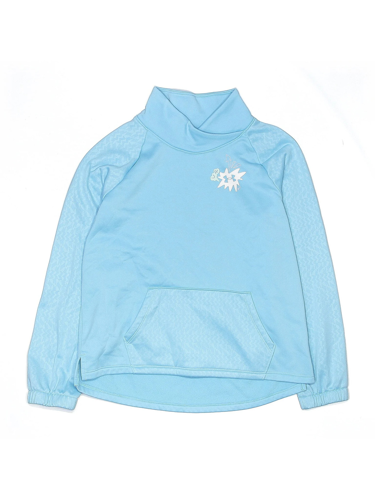 Under Armour Girls Blue Sweatshirt L Youth