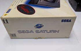 Sega Saturn Console With Box And Games - Two Controllers - Working Condition!