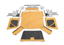 Rampage 68817 Complete Soft Top Kit Wframe Tinted Windows For 1997-2006 Jeep