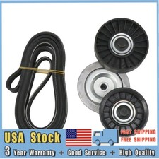 Serpentine Drive Belt Tensioner W Pulley Component Kit For Dodge Ram Jeep 3.7l