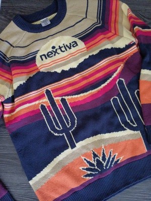 Nextiva Men s Southwestern Desert Landscape Sweater Size Large