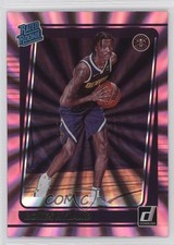 2021-22 Panini Donruss Rated Rookie Holo Pink Laser Bones Hyland #244 oh4