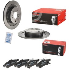 Brembo Bremsscheiben 296mm + Bremsbeläge Hinten passend für Honda Civic 9 2.0