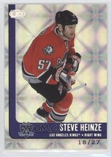 2001-02 Pacific Heads Up Silver 18/27 Steve Heinze #45 3c7