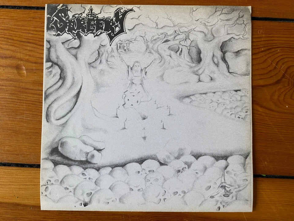 SORCERY „RIVERS…“ 1st press 7" EP Single Death Metal Nihilist Treblinka Morbid - Bild 2 von 4