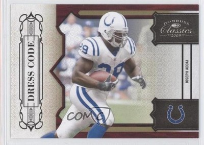 2009 Donruss Classics Dress Code Gold 69/100 Joseph Addai #9 0j8