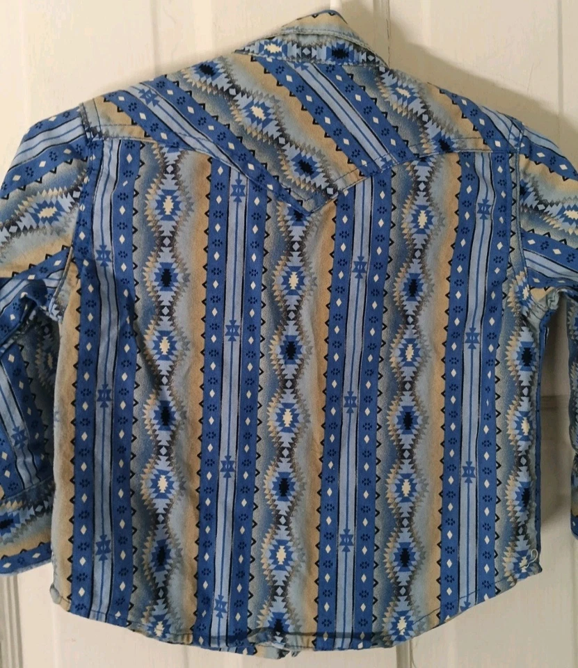Camisa Western Wrangler Infantil Niño Manga Larga Talla 12 Meses Foto 3 de 3