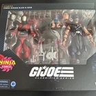 G.I. Joe Classified #160 Ninja Force Cobra Ninjas SLICE & DICE 6" Figures NEW
