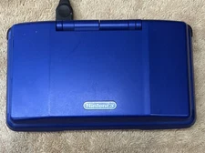 Nintendo Ds Phat Blue Tested And Working comes With One Game Brain Age Read!