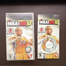2K Sports NBA 2K10 Sony PSP UMD Game w/ Manual Included E-Everyone Sports