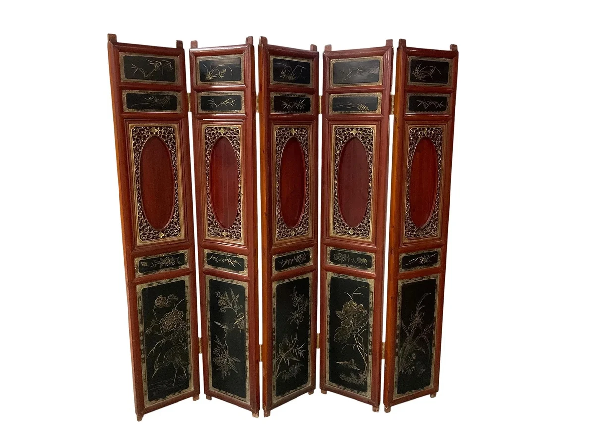 Chinese Screen Room Divider In other Chinese Antiques for sale | eBay