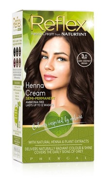 Naturtint Reflex Semi-Permanente Henna Creme 3.0 Dark Chestnut Brown 110ml