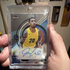 Topps Finest 2023-24 John Collins Utah Jazz Autograph FA-JC Basketball Card
