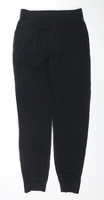 Uniqlo Women's Black Cotton Blend Jogger Sweatpants Size S