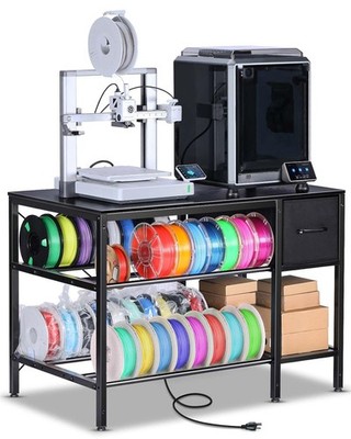 3D Printer Table W/ Filaments Storage 3D Printer Stand Filament Storage Rack