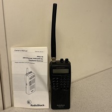 RADIO SHACK PRO-76 HAND HELD WEATHER RADIO SCANNER 200 CHANNELS  Tested Works
