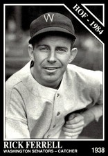 1992 Conlon Collection TSN Rick Ferrell Washington Senators #471